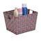 Simplify Storage Bin, Plastic, Burgundy, 10 in H, 12 in W, 10 in L 26242-BURGUNDY - alternate 2